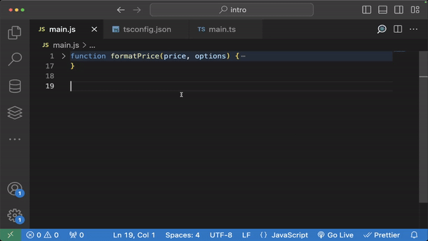 VS Code's intellisense and autocompletion